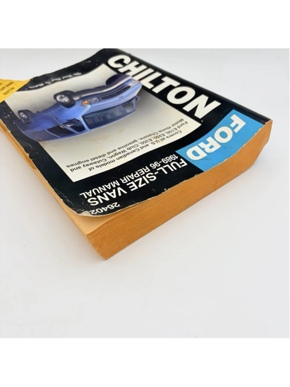 Chilton Auto Repair Manual - Ford Full-Size Vans 1989 - 1996 Part #26402